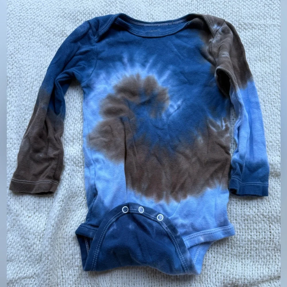 Carters Long Sleeve Cotton Tie Dye (Handmade Tie Dye) boys